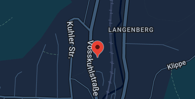 Kartenausschnitt: Standort von Automobile Silajdzija an der Vosskuhlstraße in Velbert-Langenberg